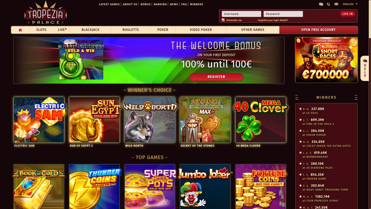 Casino tropezia palace