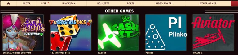 Tropezia Palace Casino mini jeux