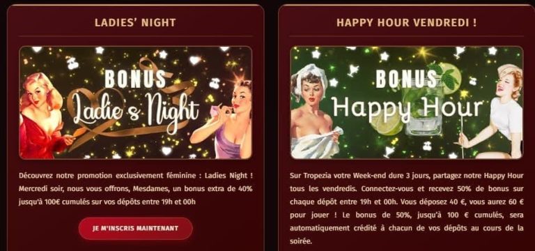 Tropezia Palace Casino bonus