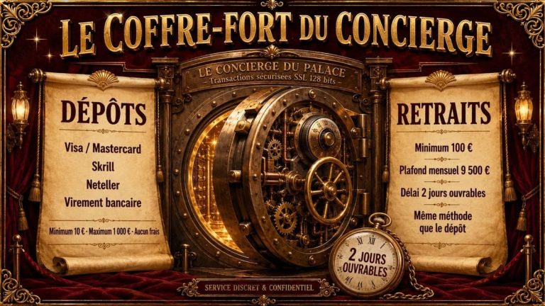 Tropezia Palace Casino dépôts retraits