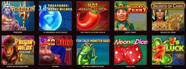 Tropezia Palace Casino jeux populaires