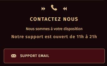 Tropezia Palace Casino support client